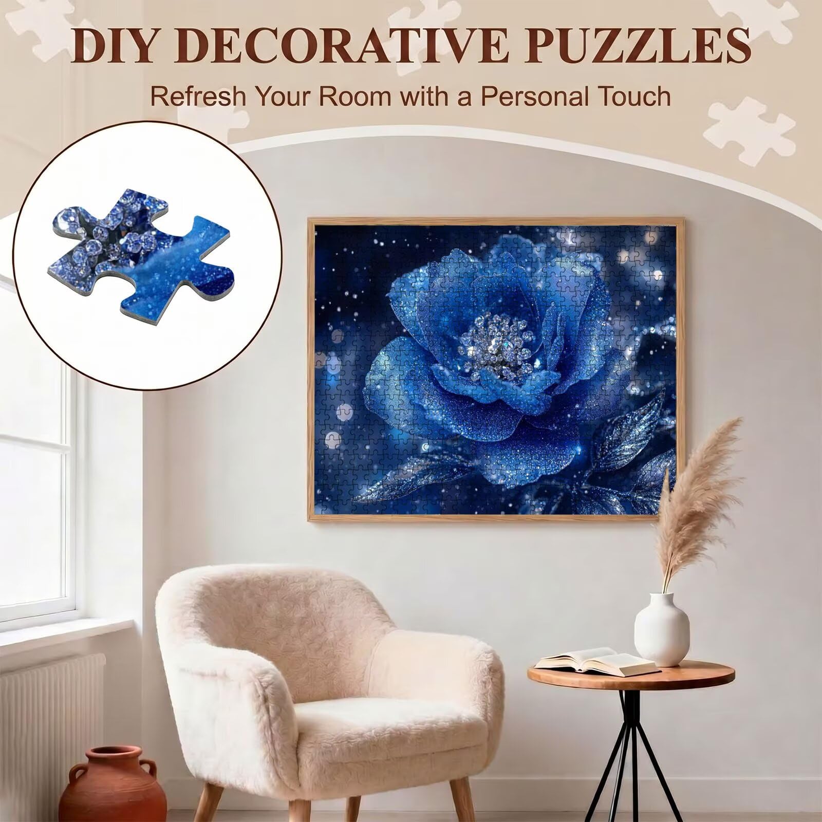 fiore sogno Puzzle 3000 Pezzi per Adulti, Puzzle in Legno - Collezione Classica con Poster Incluso - Sfida di Concentrazione e Passatempo Antistress, Gioco Educativo per Famiglia, 122 x 81 cm f0-404