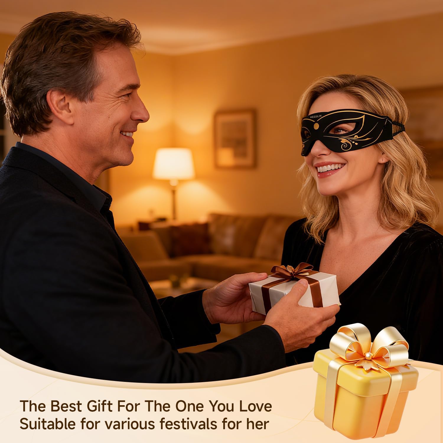 Megelin 3 Modes Red Light Therapy for Eyes, Under-Eye Red Light Therapy Glasses,Treatment of Periorbital Wrinkles and Rhytides,Relieving Eye Fatigue - Image 8