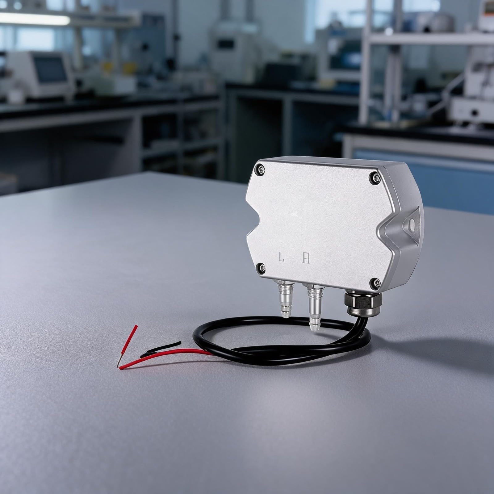 Gas Differenzdrucktransmitter 4-20mA, Messbereich 0-100 bis 500 Pa(0-500Pa) | Aluminum Housing, 0-500Pa Range, Dry Gas Monitoring, für hvac & Industrial Automation, High Accuracy Sensor