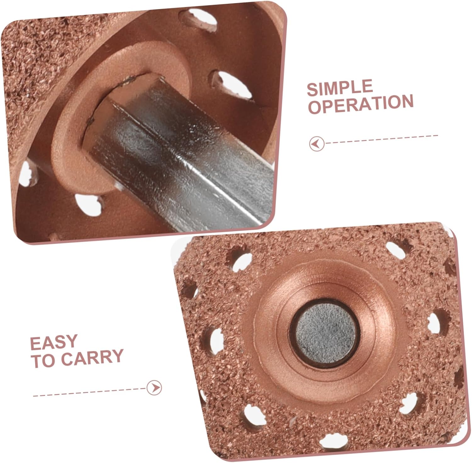 5sets Buffing Wheel Kit for Tire Repair Tungsten Buffing with Linking Rod Easy to Install and Remove Tire Repair Tools for Auto and Motorcycle