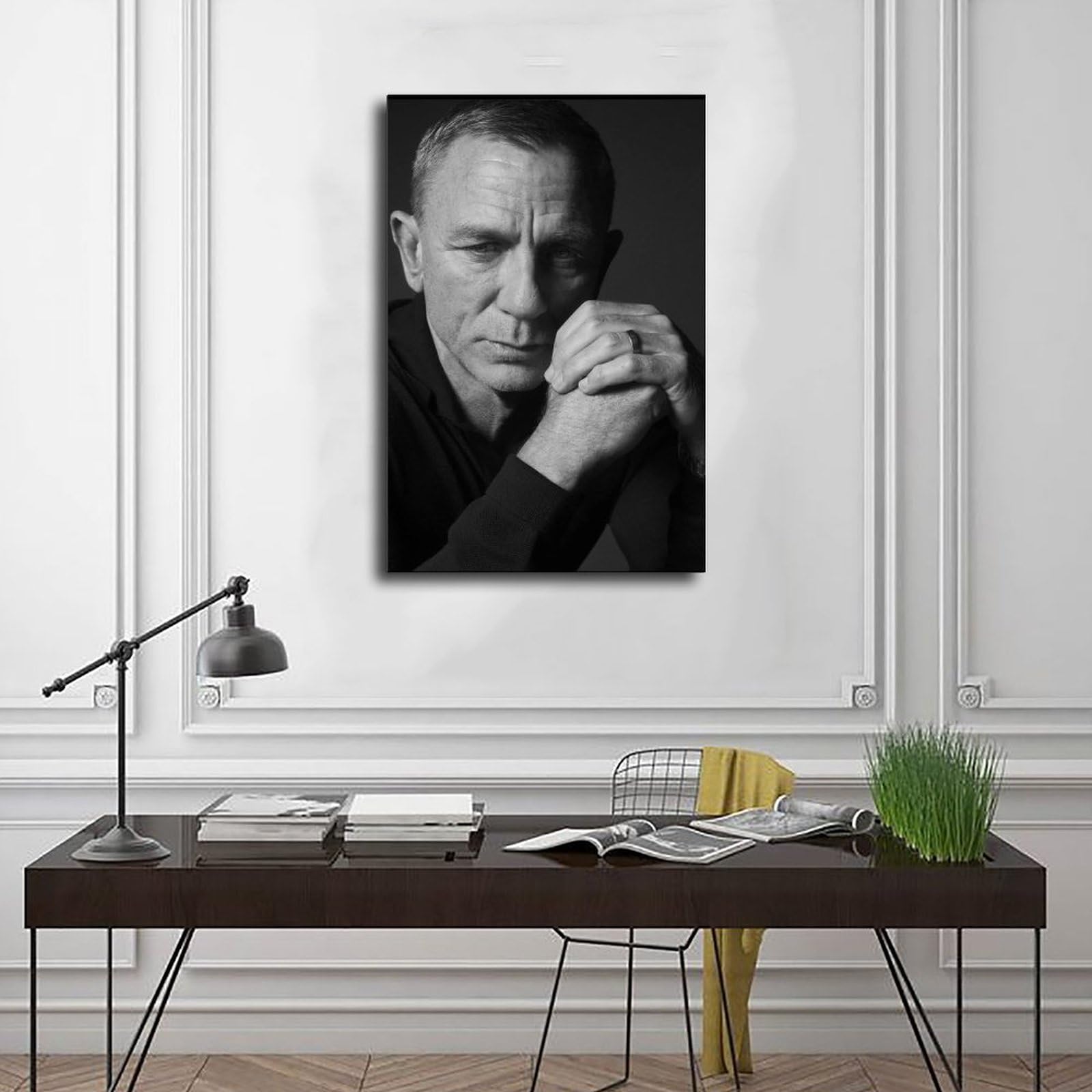 ETOMEY Poster sur toile de Daniel Craig.4 - Décoration murale pour salon, chambre à coucher, sans cadre - 30 x 45 cm ETOMEY Poster sur toile de Daniel Craig.4 - Décoration murale pour salon, chambre à coucher, sans cadre - 30 x 45 cm