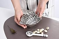 Vista 17 de Pampa Bay Get Gifty Bowl and Spoon Set, Wavy Gold Design