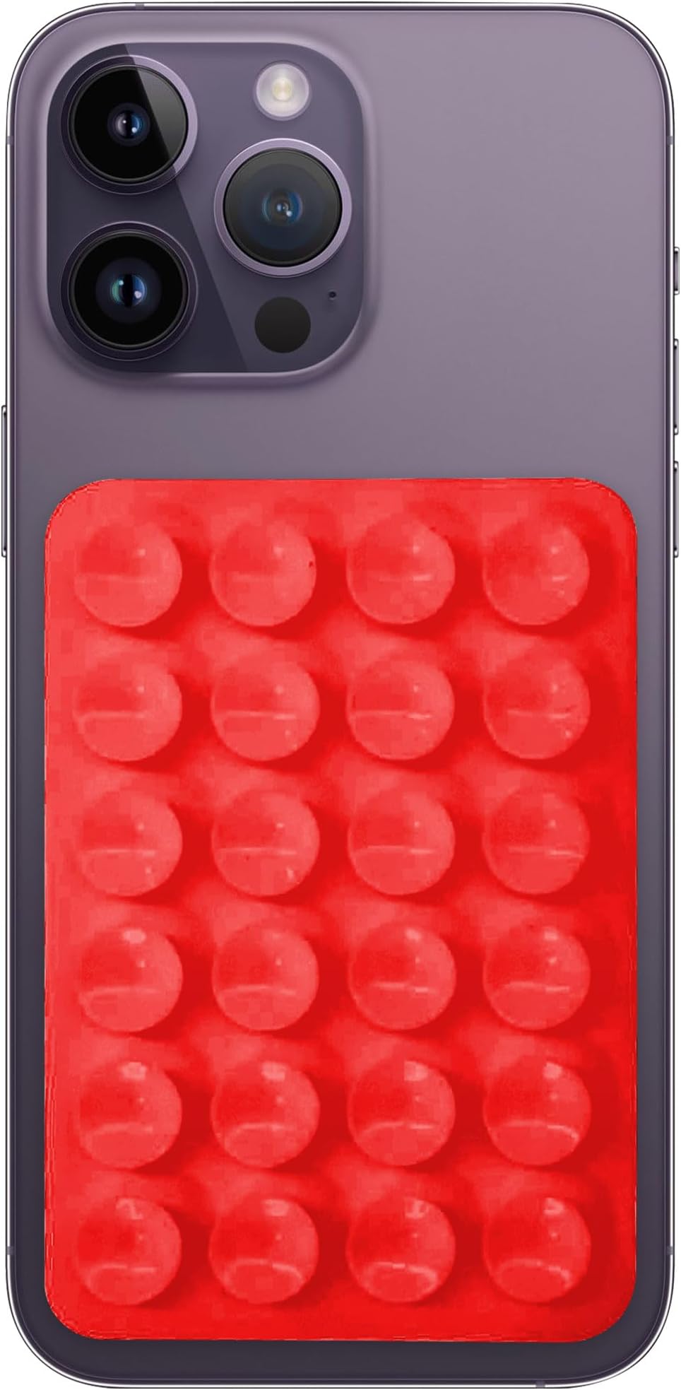 Silicone Suction Phone Case Self Adhesive Mount, Handsfree Mobile Accessory Holder back of phone for Selfies and Videos|| Phone cup Gripper Stickers On The Wall