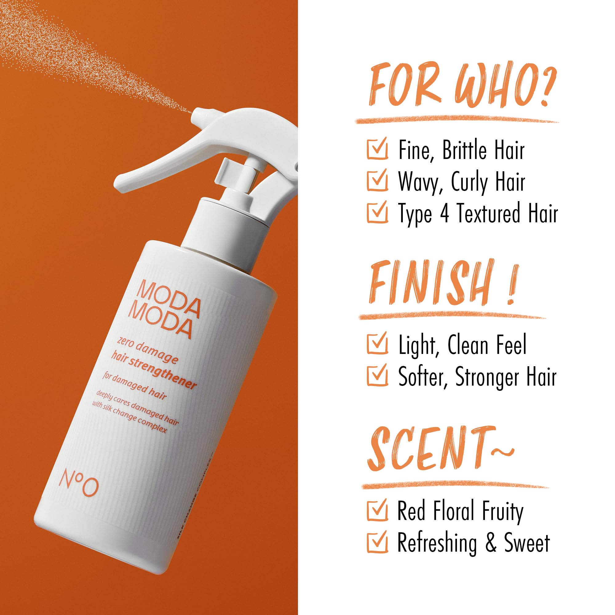 Amazon.com: MODAMODA Zero Damage Hair Strengthener Pre-Shampoo