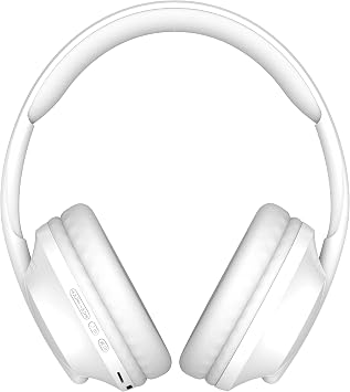 RCA Wave-55 Wireless Over-Ear Bluetooth Headphones Hi-Res Audio, Deep Bass, Adaptive Noise Cancelling, 12H Playtime, Foldable Comfort Cushions, Mic for Calls & Travel