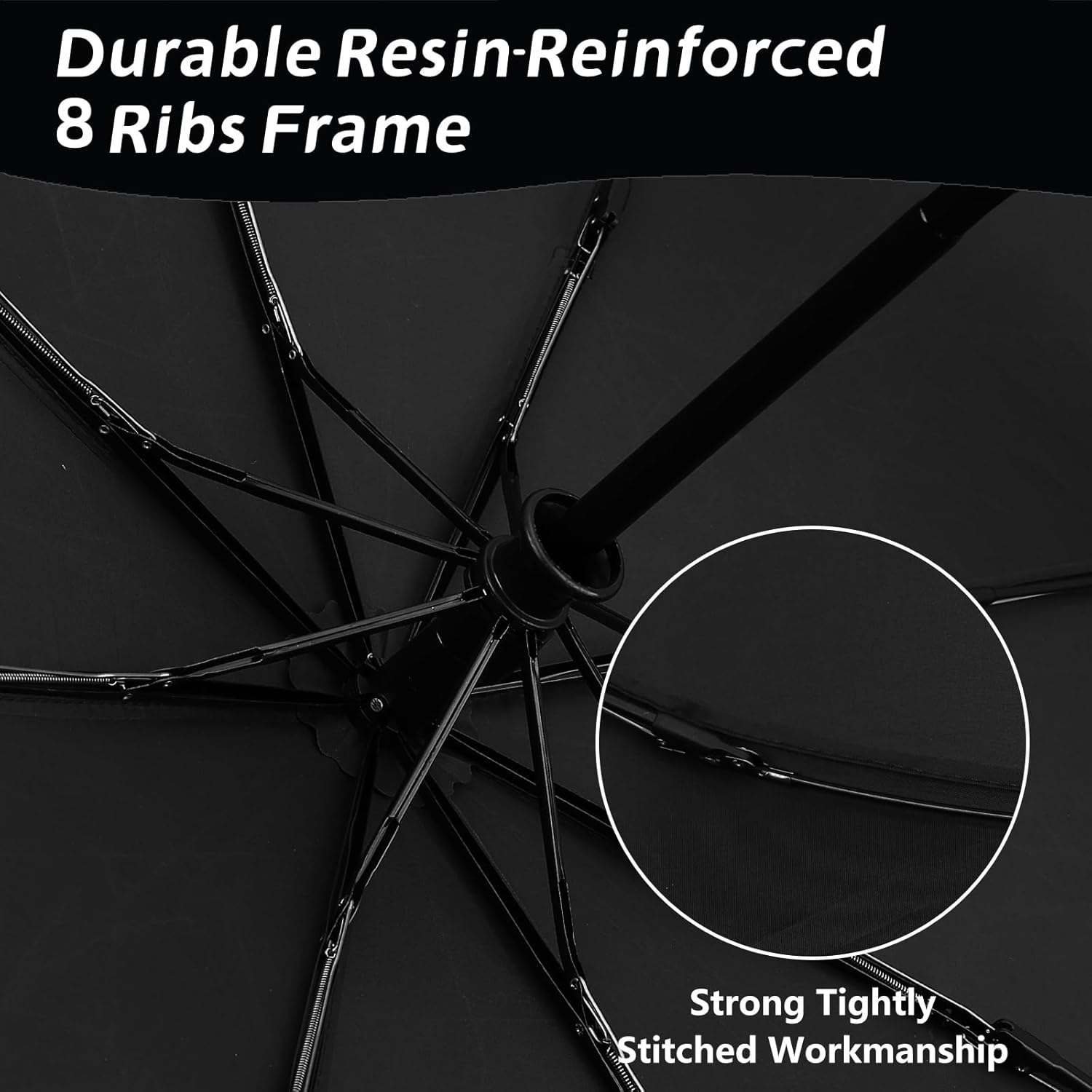 Travel Compact Umbrellas for Rain Portable Automatic Open/Close Windproof Folding Small Umbrella - Image 5