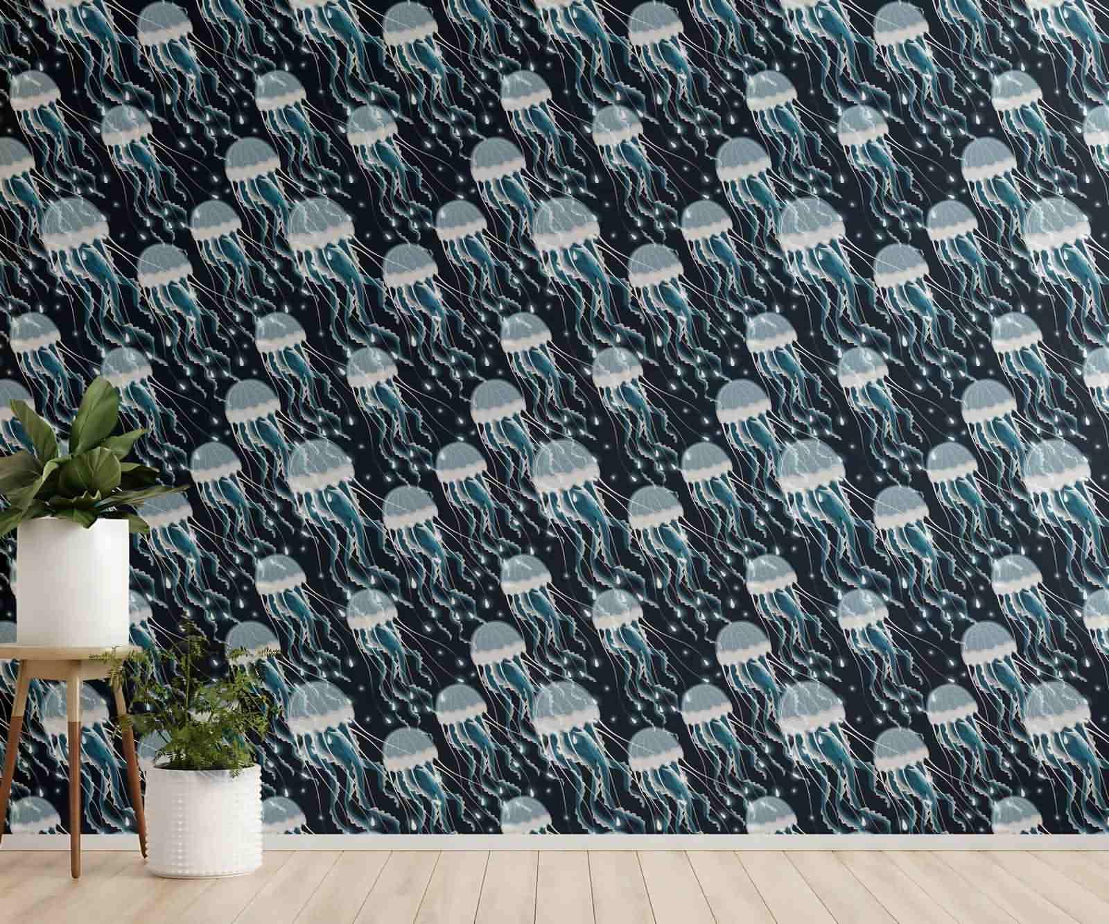 Tapeta do pokoju dziecięcego kwiatowy vintage panele dekoracyjne naklejki