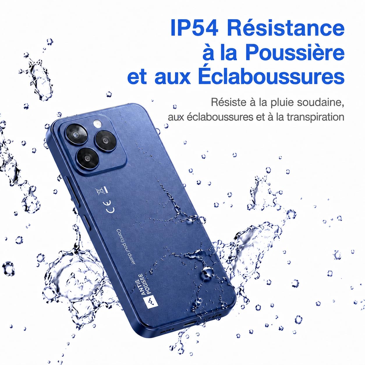 AGM Note N2 Smartphone pour Ado Android 16 go,Mini Téléphone Écran 4,96"