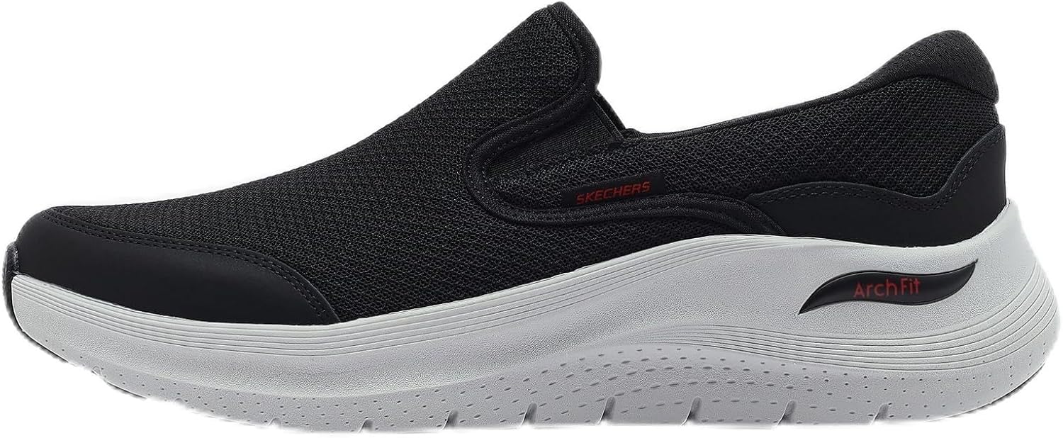 Skechers ARCH FİT 2.0-VALLO Erkek Siyah Spor Ayakkabı Yürüyüş AyakkabısıErkek