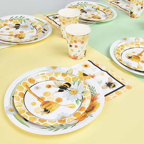 Miniatura 5 de WERNNSAI Platos de papel para fiesta de videojuegos, color azul, 64 piezas, decoración de fiesta de cumpleaños para niños, juego de vajilla