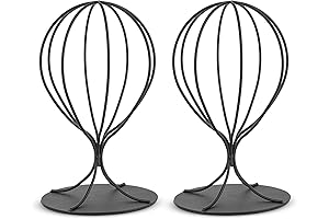 Sturdy Black Matte Finish Hat Base Display Stand