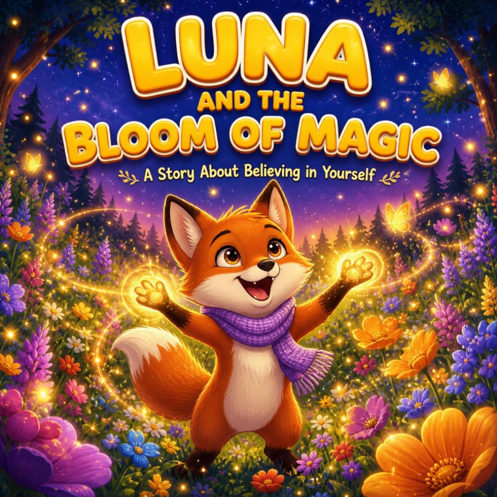 Magical Animal Story for Kids Ages 4–8: Luna and the Bloom of Magic Teaches Children to Believe in Themselves: Heartwarming Storybook for Kids & ... | Fun & Educational Storybook for Toddlers