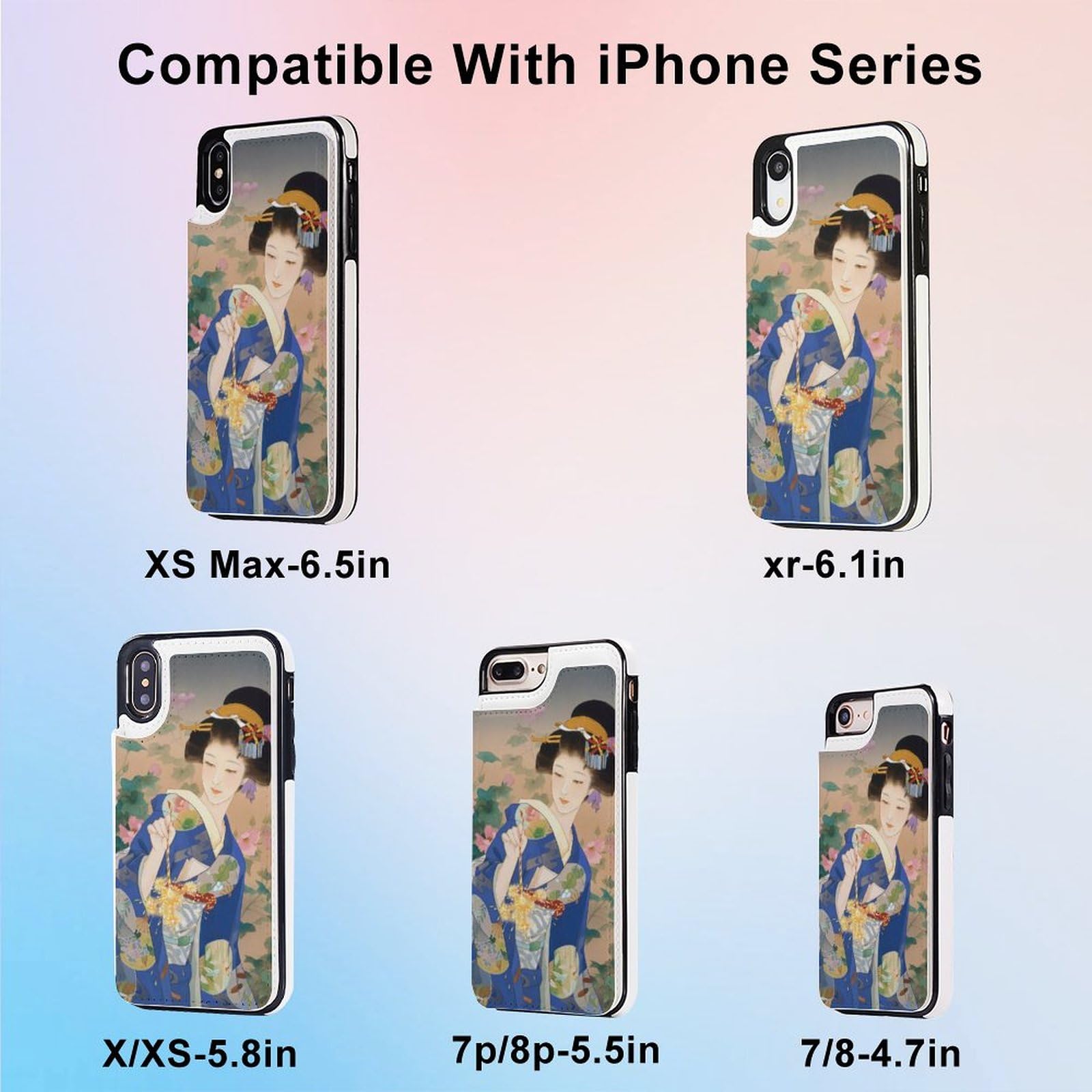 Amazon.co.jp: iPhone 14 Plusケース 手帳型 日本の美人 iPhone 14