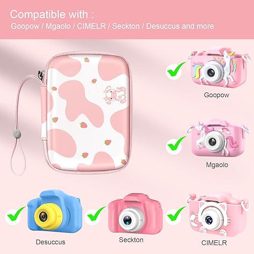 Miniatura 10 de Fintie Funda para cámara infantil compatible con GoopowMgaoloCIMELRSecktonGKTZDesuccusOZMIAgoigoOurlifeUnicorn Kids Camera Toys & Video Camera,