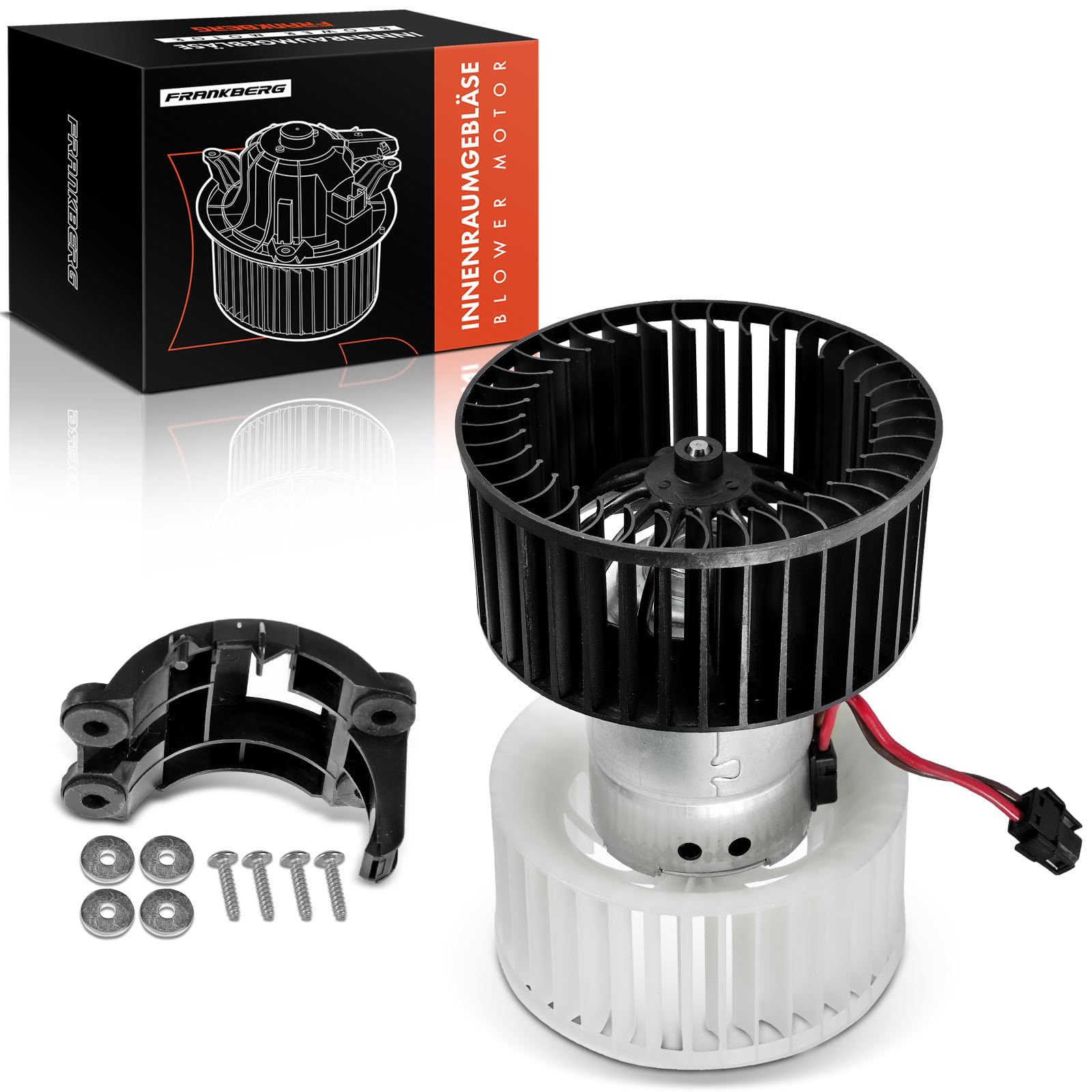 Frankberg Motore del ventilatore Ventilatore del riscaldamento Compatibile con Serie 3 Compact E46 Serie 3 Touring E46 Serie 3 E46 Serie 3 Cabriolet E46 Serie 3 Coupé E46 Replace# 64119204154
