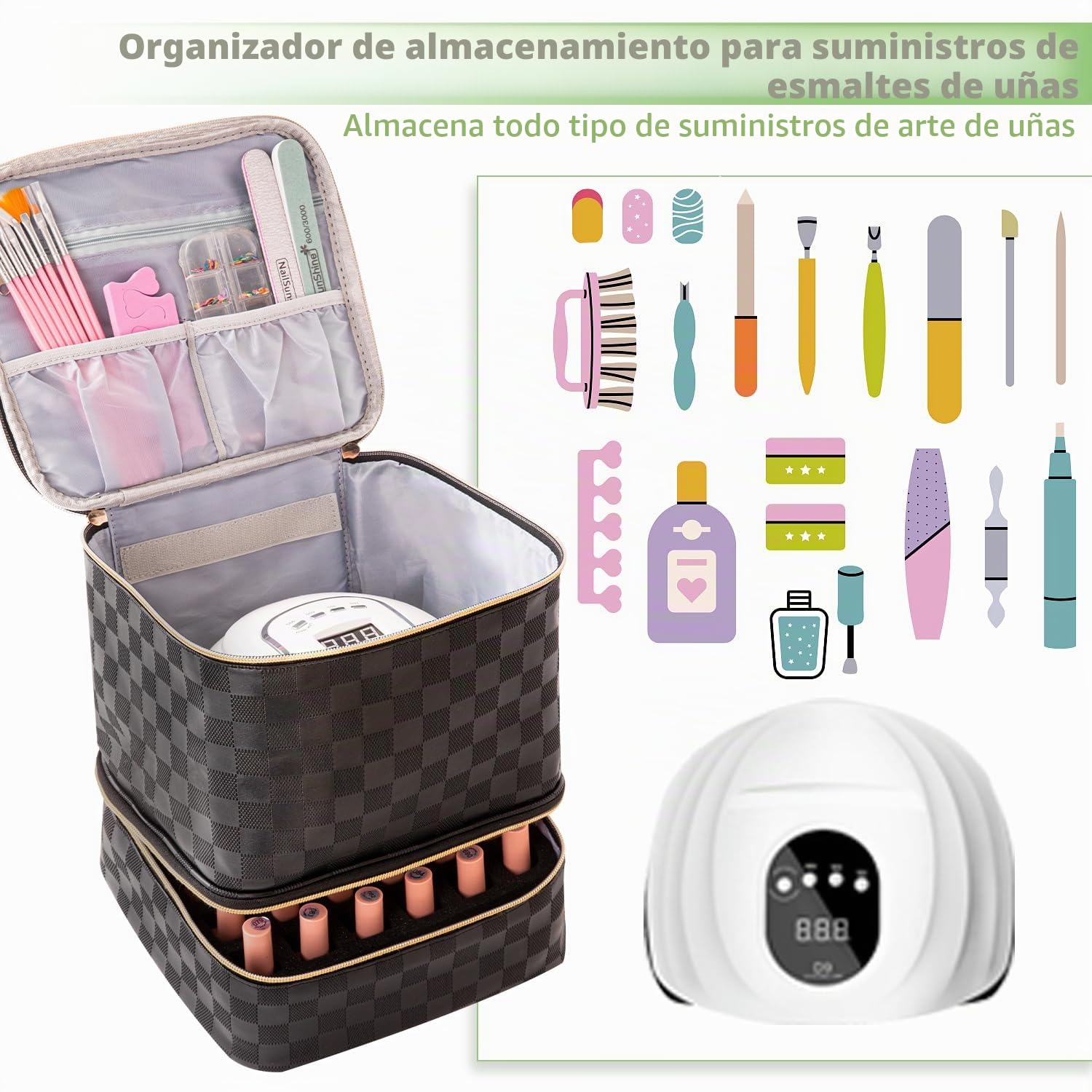 Organizador de esmalte de uñas