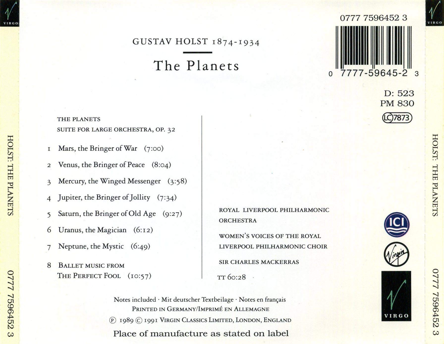 Holst Planets