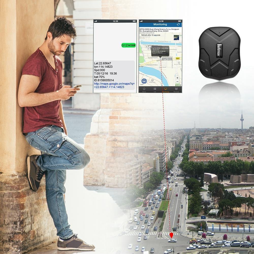 GPS Tracker con calamita per auto/veicolo/Van Truck Fleet Management localizzatore GPS in tempo reale precise location dispositivo impermeabile lungo standby antifurto allarme free Tracking Platform