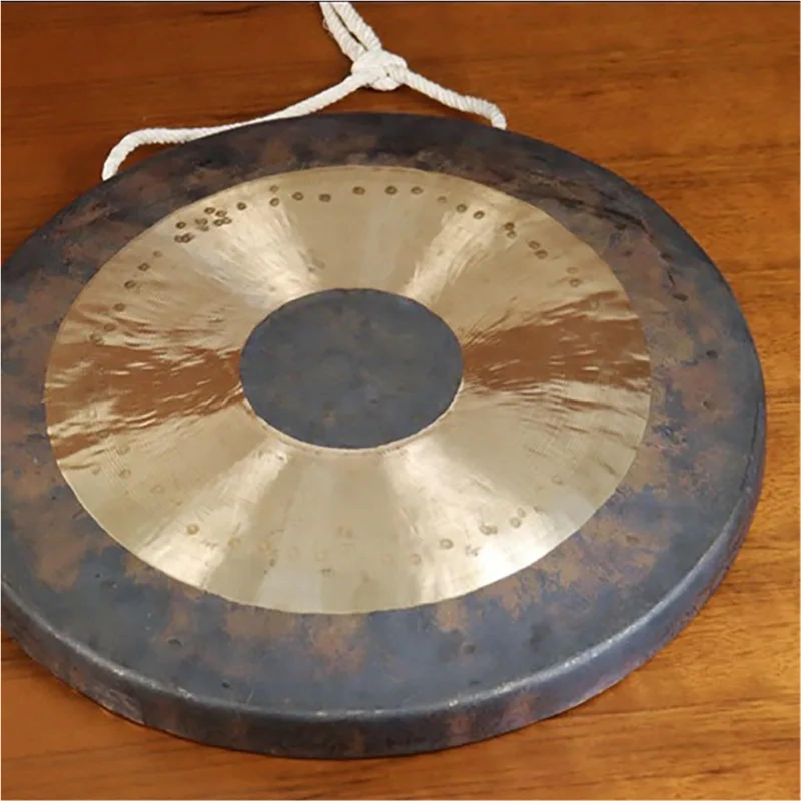 Gongs y platillos portátiles, Instrumento de percusión cobre, platillo Gong manual con mazo, varios tamaños, 20-36 CM(20CM)