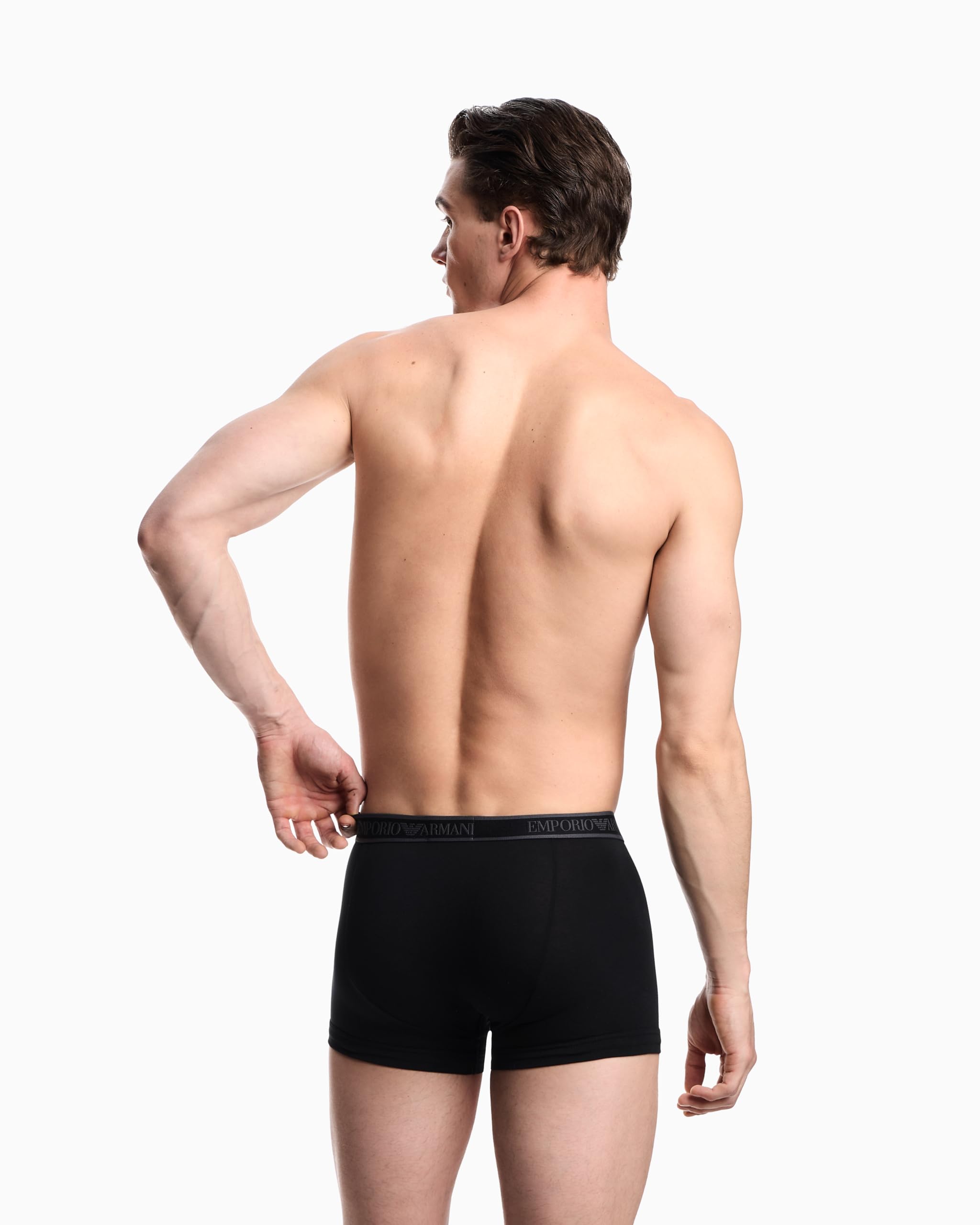 Emporio Armani Core Logoband 3-Pack Trunk Bermuda Uomo (Pacco da 3)