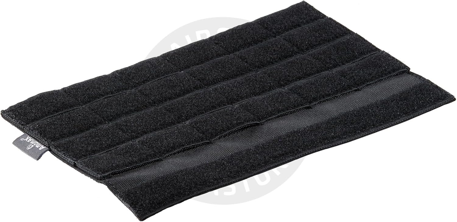 GoldenBall Velcro & Nylon Fabric High Speed 9 Pouch Chest Rig with Rig Panel - (Black)