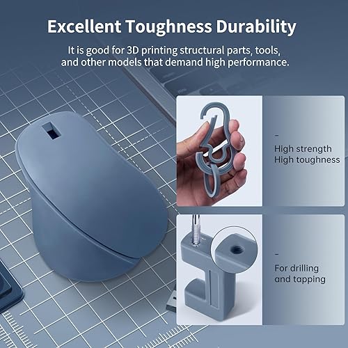 Miniatura 4 de ANYCUBIC Resina de impresora 3D similar a ABS lavable al agua, alta dureza y durabilidad, alta precisión y fácil de posprocesar, bajo olor, amplia