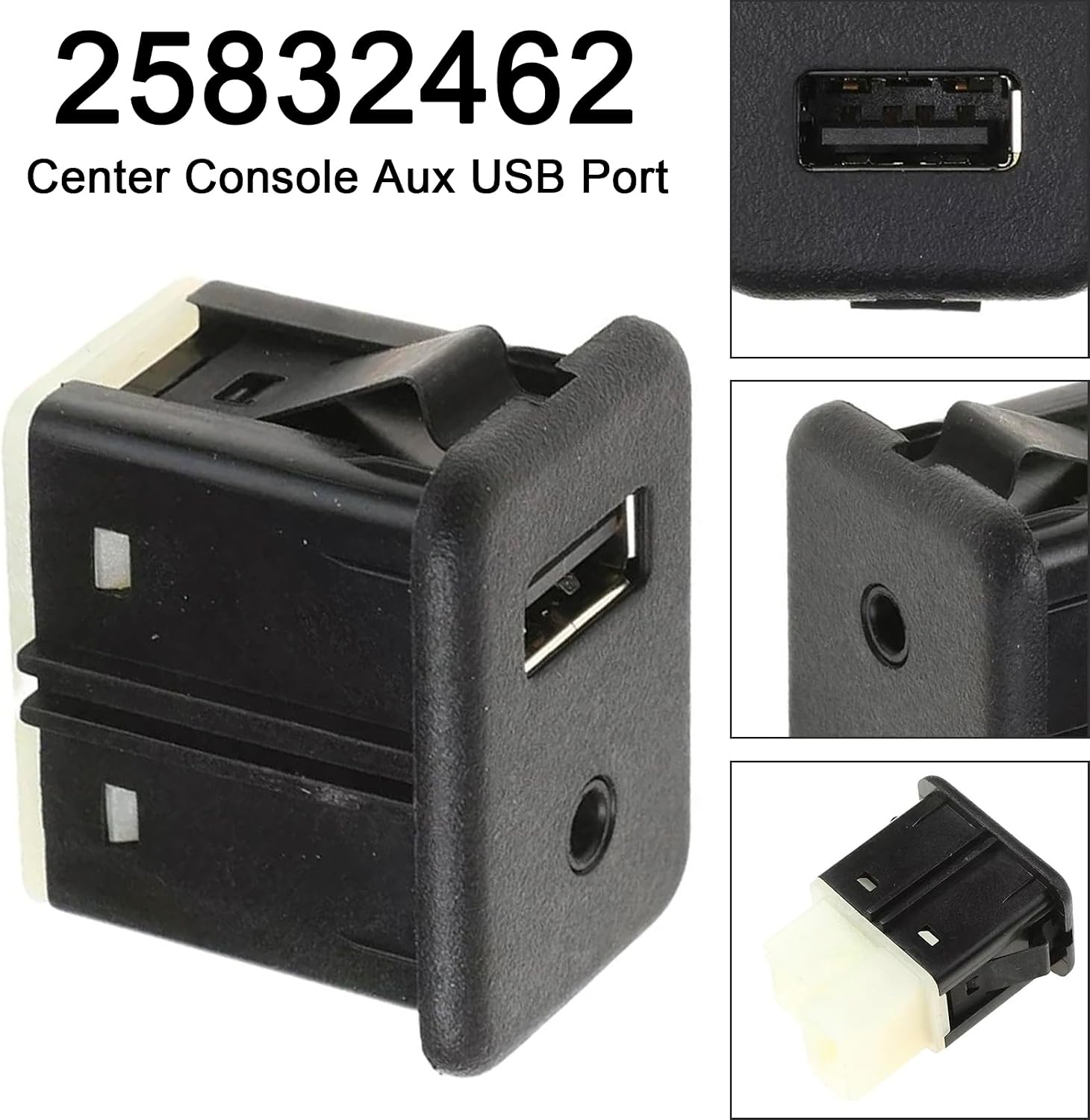 Center Console Aux USB Port For Camaro 2010-2015 For Corvette 2011-2013 For Equinox 2010-2011 For Volt 11-15 25832462