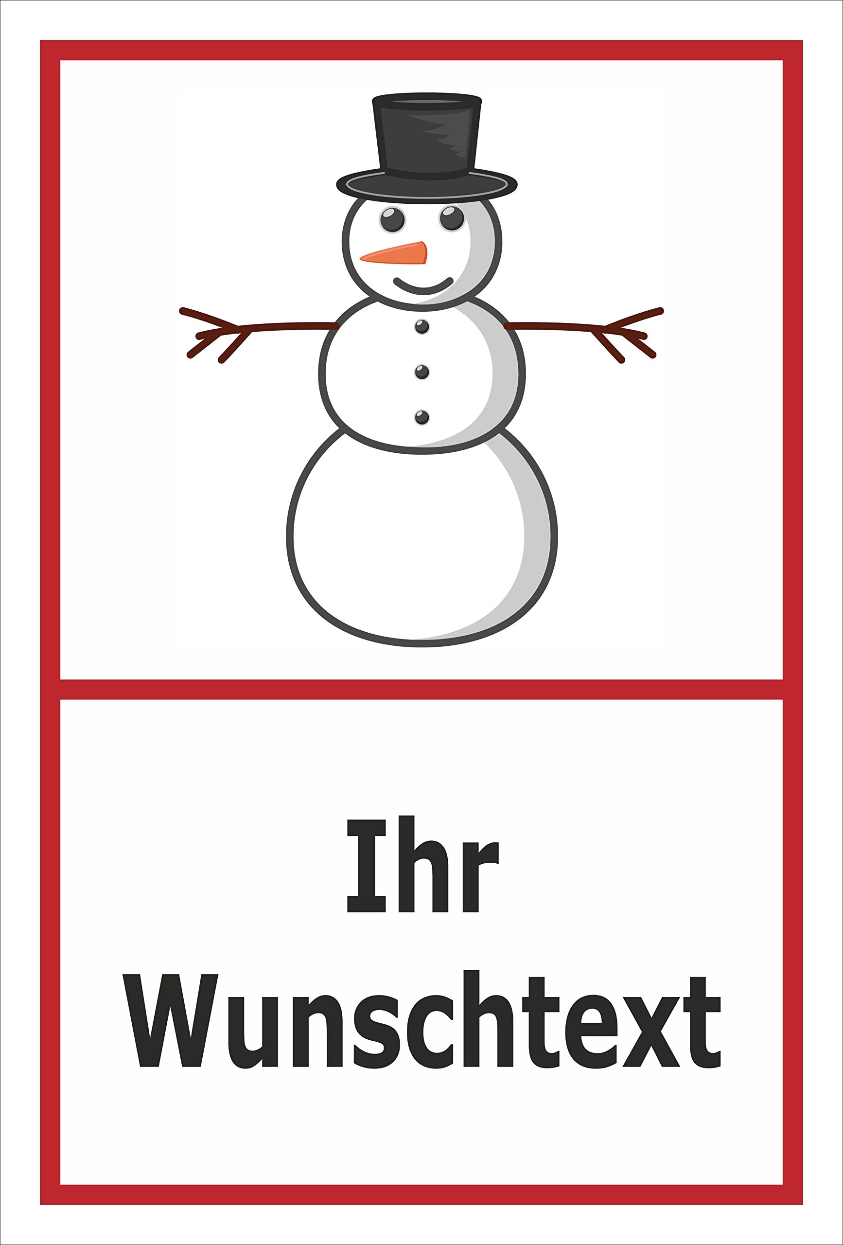 Hinweisschild „Eingeschränkter Winterdienst“ – 45x30 Cm, Aluverbund 3 Mm, Wetterfest