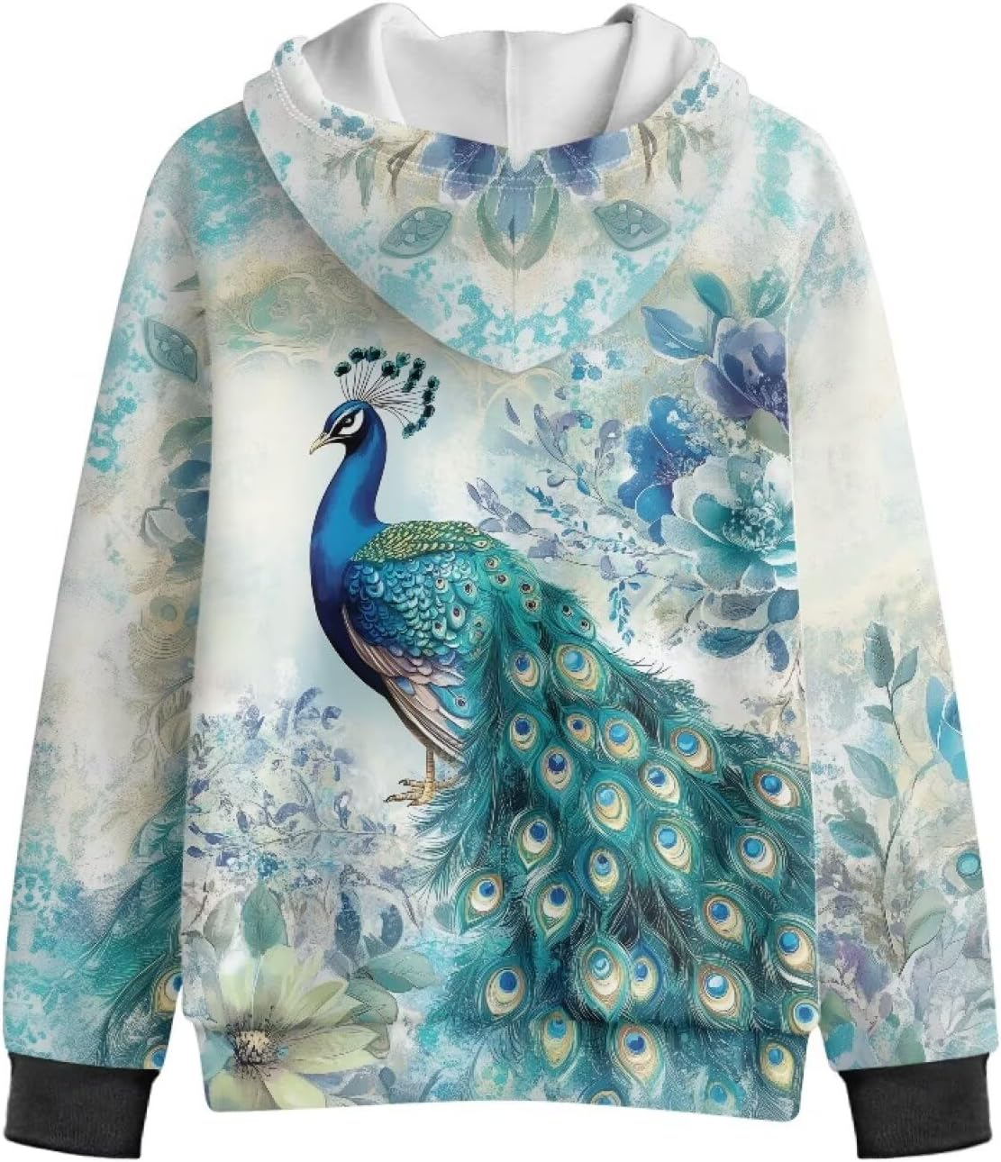 Kids Warm Fleece Jacket Zip up Hoodie for Girls Novelty Graphic Winter Hoodies with Pockets 6-16 Years Old