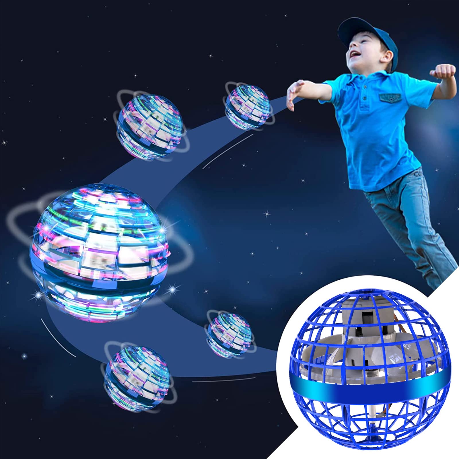Magic Flying Ball Toy for Kids Adults Toy, Upgraded Hand Controlled