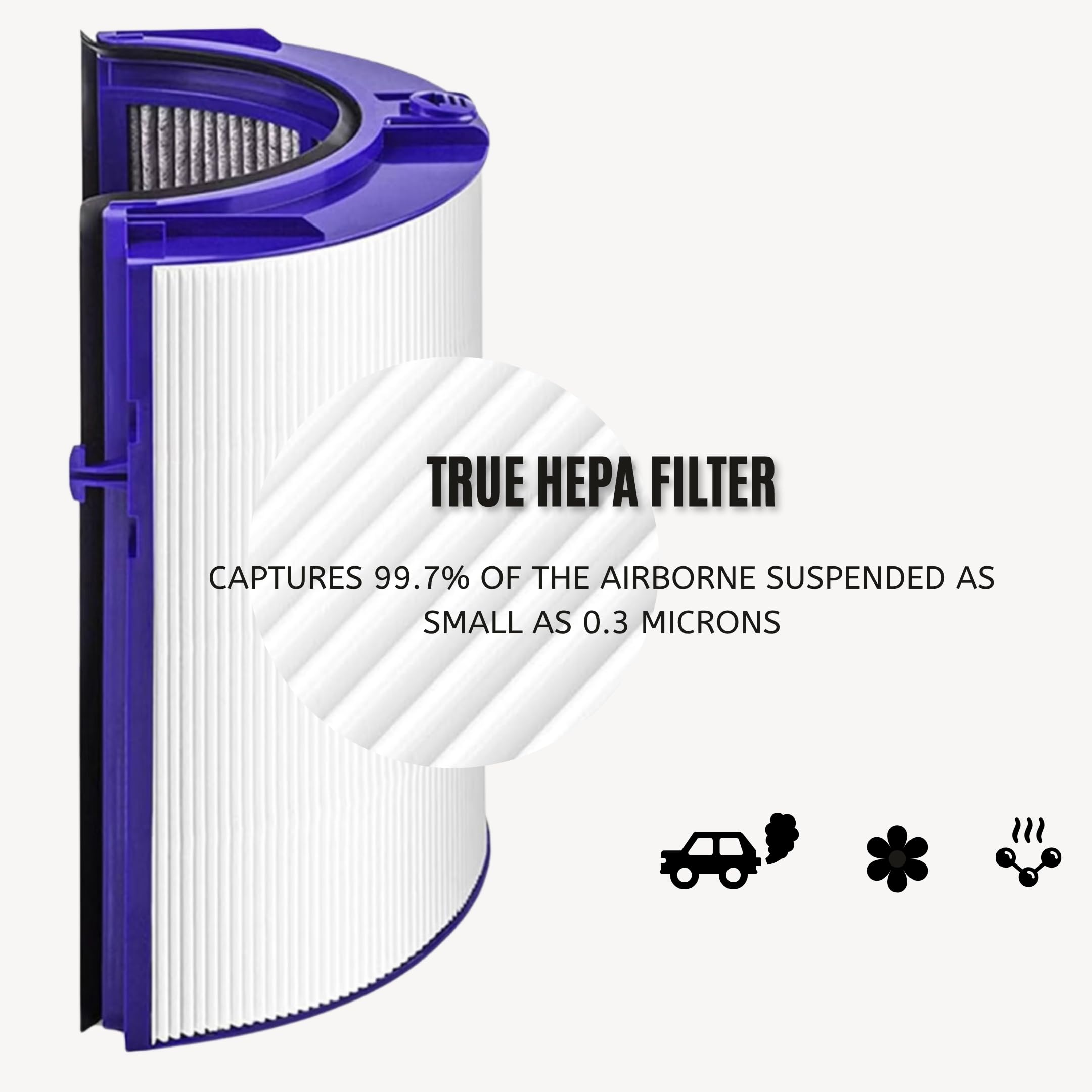 Amazon.co.jp: Nispira HP04 TP04 交換用フィルター ダイソン 空気清浄