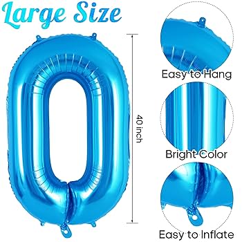 Bloonページ Amazon.com: Purple Number 7 Balloon 40 Inch, Big Large Foil