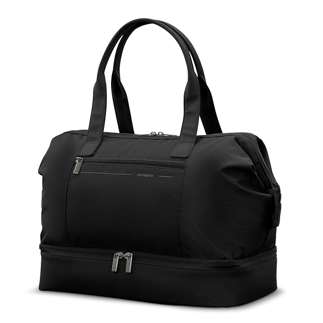 Samsonite Better Than Basics Weekender Duffle Drop Bottom Travel Bag with 14 Laptop Compartment SmartSleeve