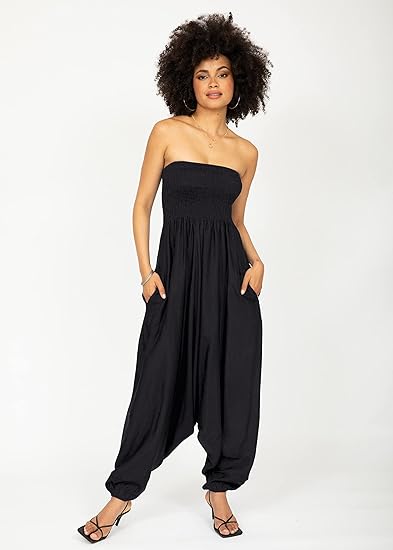 strapless romper pants