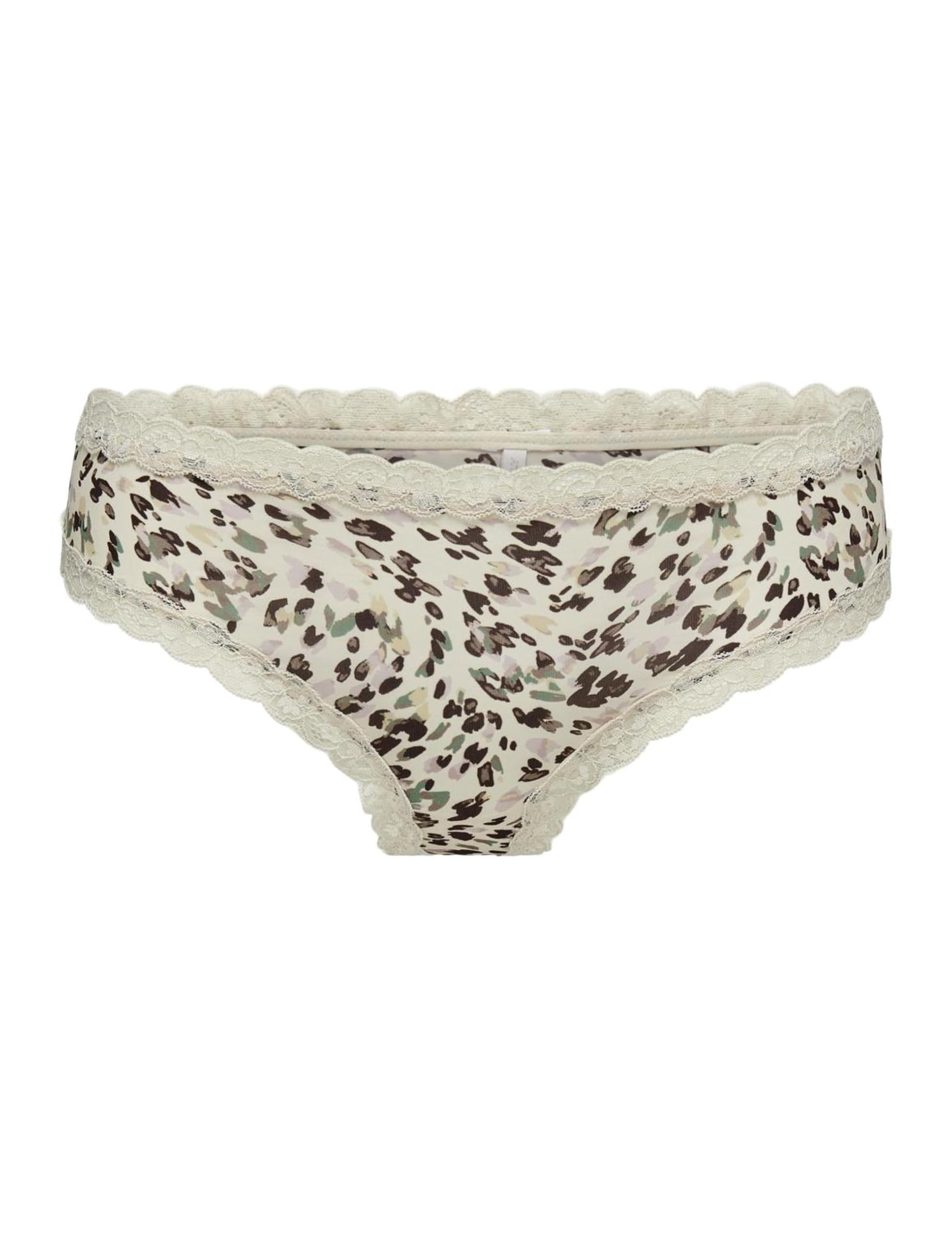 ONLY Women's ONLEMMA AOP BRAZILIAN ACC Knickers, Sandshell/AOP:ECO ANIMAL,