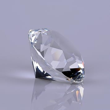 100MM - 4 Crystal Diamond Paperweight Stunning Sparkling Shaped Centerpieces Decorations Treasure Gems Jewel Paperweight by Sunrise Crystal