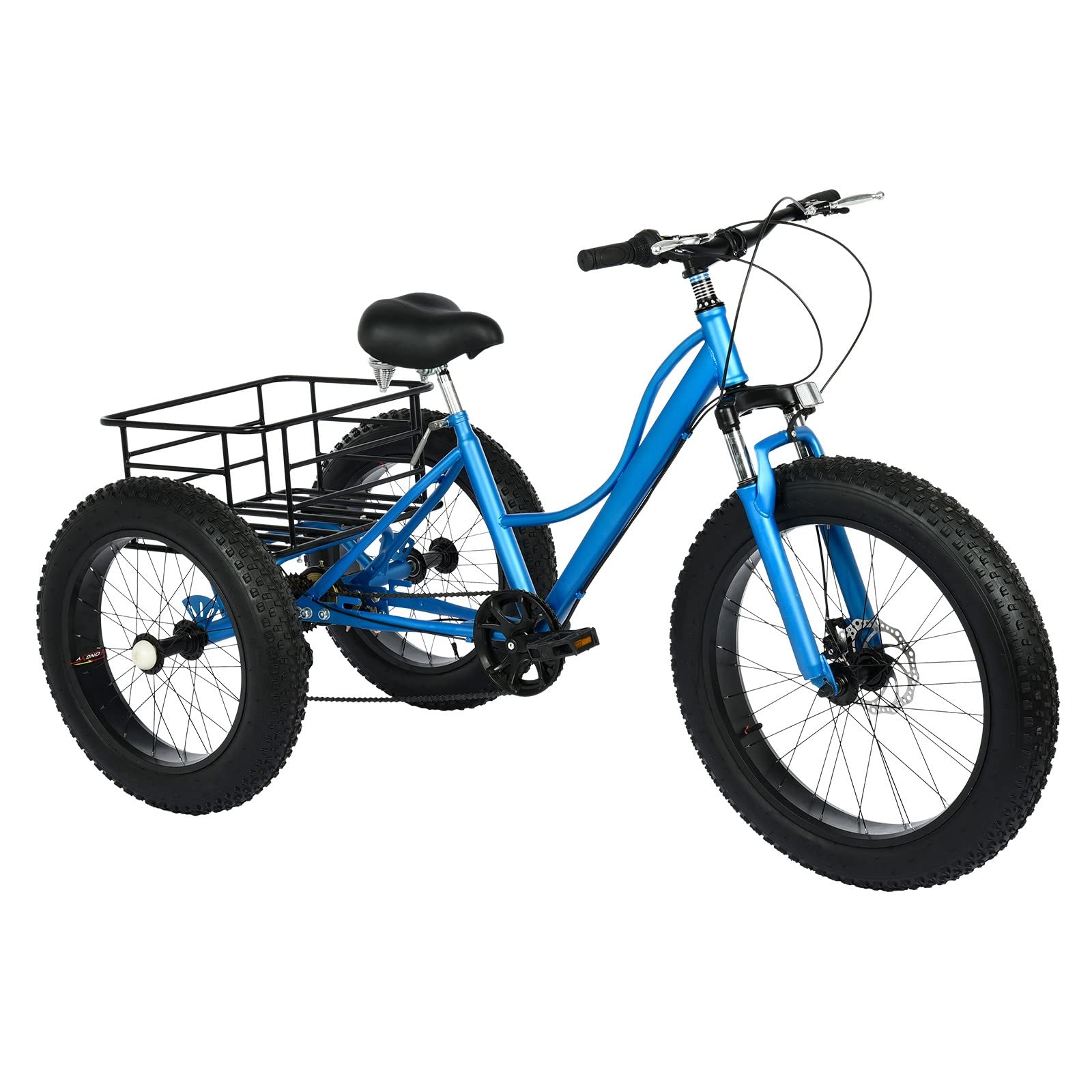 Buy 7 Speed Adult Tricycle ( TIRE), 3 Wheels Cruiser Bicycle with Big