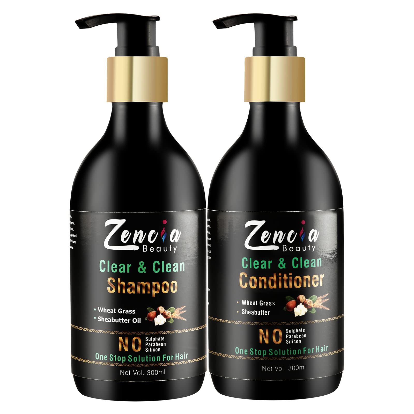Buy Zencia'S All Clear And Clean Scalp Shampoo and Conditioner