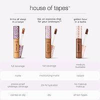 Vista 8 de tarte shape tape creamy concealer – Full-Coverage, Hydrating, Natural Matte Finish Formula for Under Eye, Dark Circles, Fine Lines, Redness, 16N