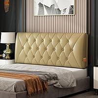 Vista 12 de Cojín tapizado para cabecero de pared, cojín de cuero para cabeceros, cojín de lectura, almohada de descanso tamaño Queen, almohada de descanso