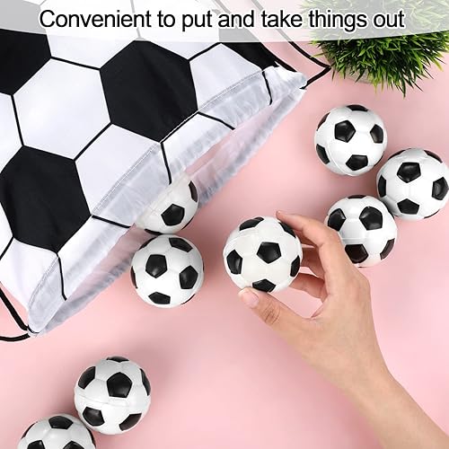 Miniatura 4 de durony Mochila de fútbol con cordón de 12 piezas, bolsa de viaje para almacenamiento y entrenamiento