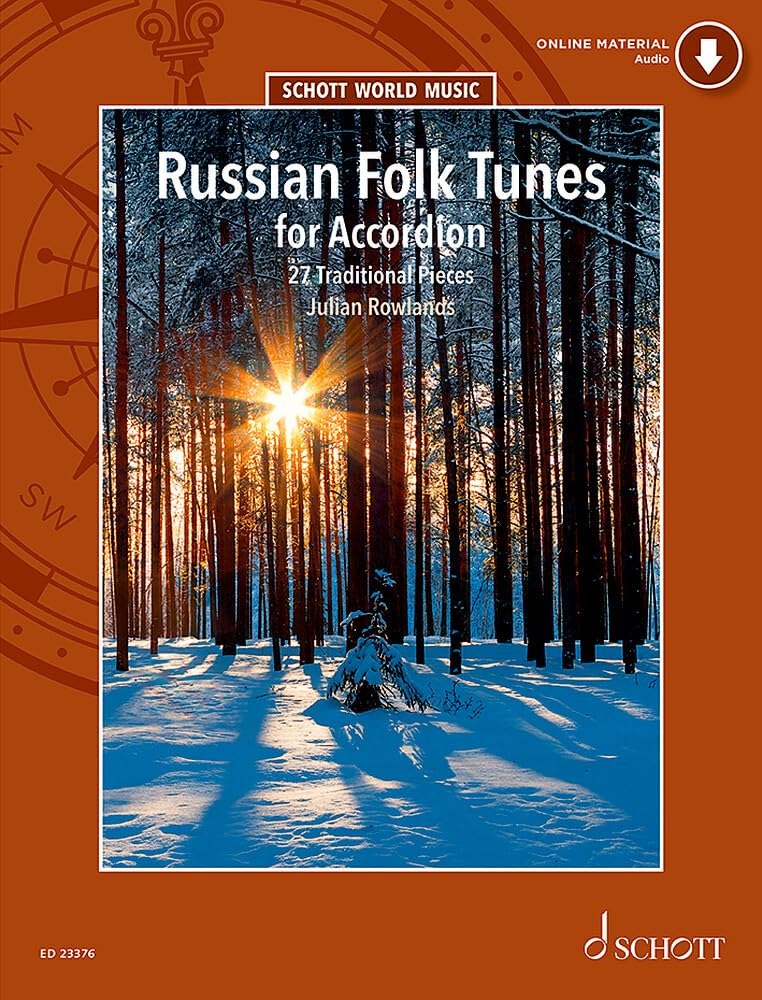 Russian Folk Tunes for Accordion: 27 Traditional Pieces Book/Media Online      Paperback – May 1, 2022