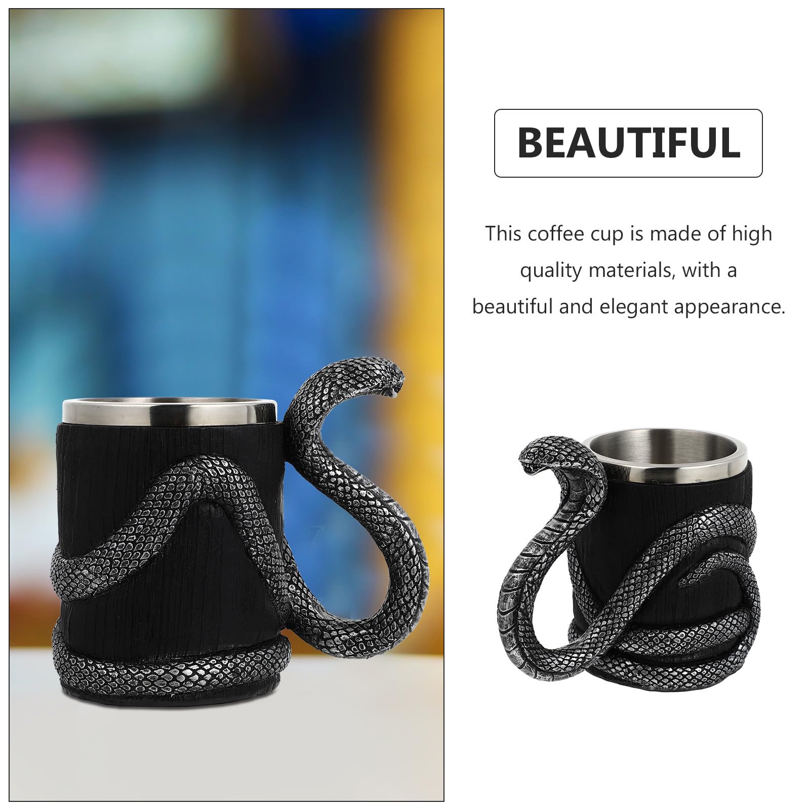 Alasum 600ml Edelstahl Trinkbecher mit Glatter Oberfläche und Großer Kapazität Doppelwandiger Wasserbecher aus Kunstharz für Zuhause und Büro