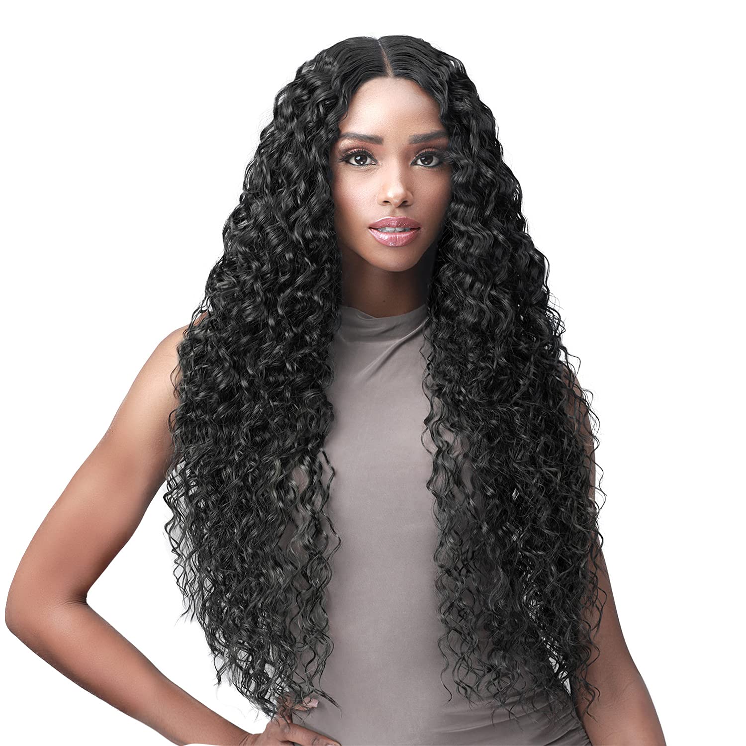 BOBBI BOSS Bobbi Boss HD Lace Front Wig 5 Deep Lace Part MediFresh MLF584 Rose (FS427)
