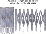 Expanding Sewing Gauge, Aluminum Buttonhole Spacer Expanding Crafting Sewing Gauge Ruler, Multifunctional Equidistant Measuring Marking Tool