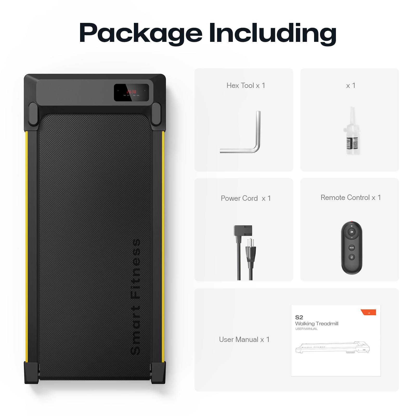 UREVO Tapis Roulant Al Intelligente, 2 in 1 Portatile Tapirulan Elettrico sotto scrivania da casa/ufficio, Doppia Ammortizzazione, 2,5 HP Smart Walking Pad corsa UREVO APP Zwift Kinomap