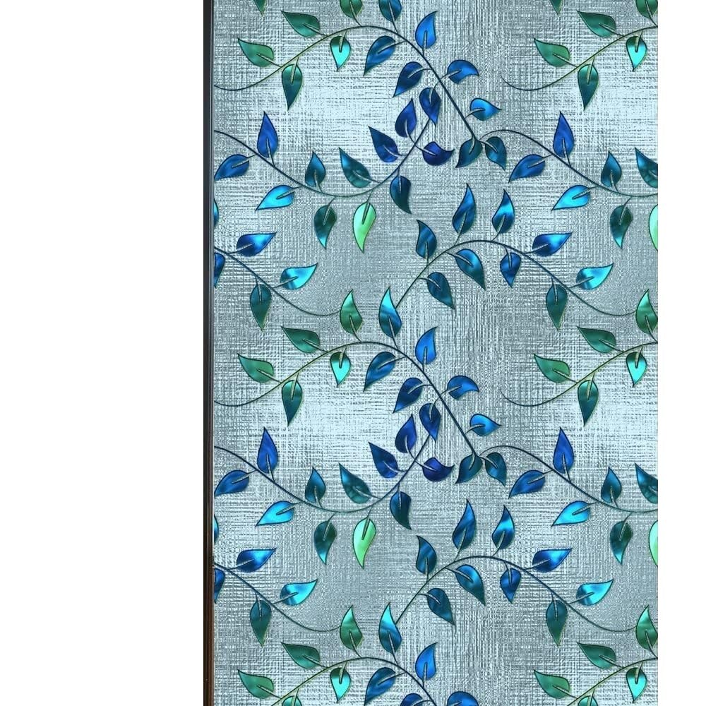 Window Film Privacy Frosted Stained Glass Window Decals Non-Adhesive UV Proof Removable Sticker(55x300cm)