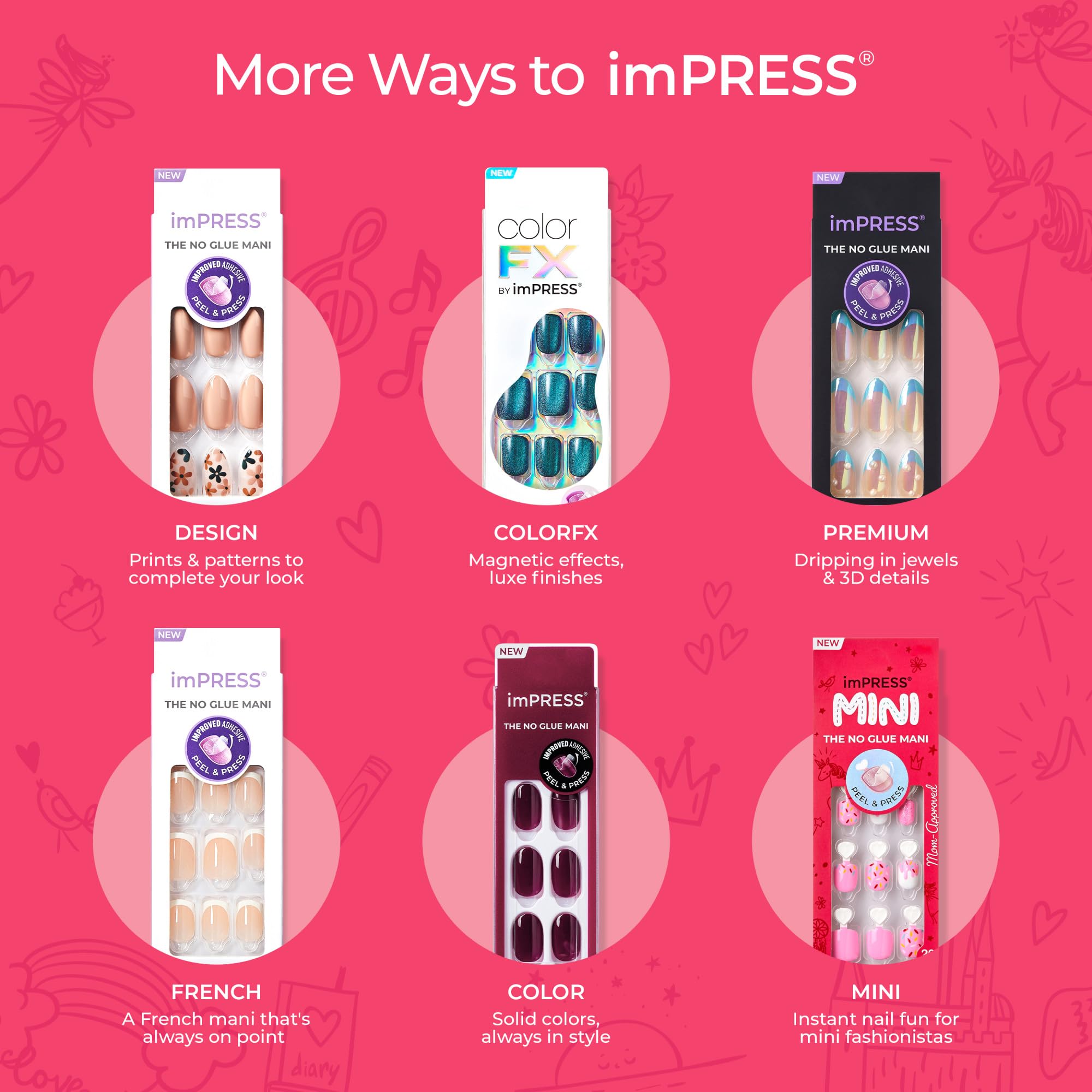 Mini Press On Nails for Kids - No Glue Needed! -5