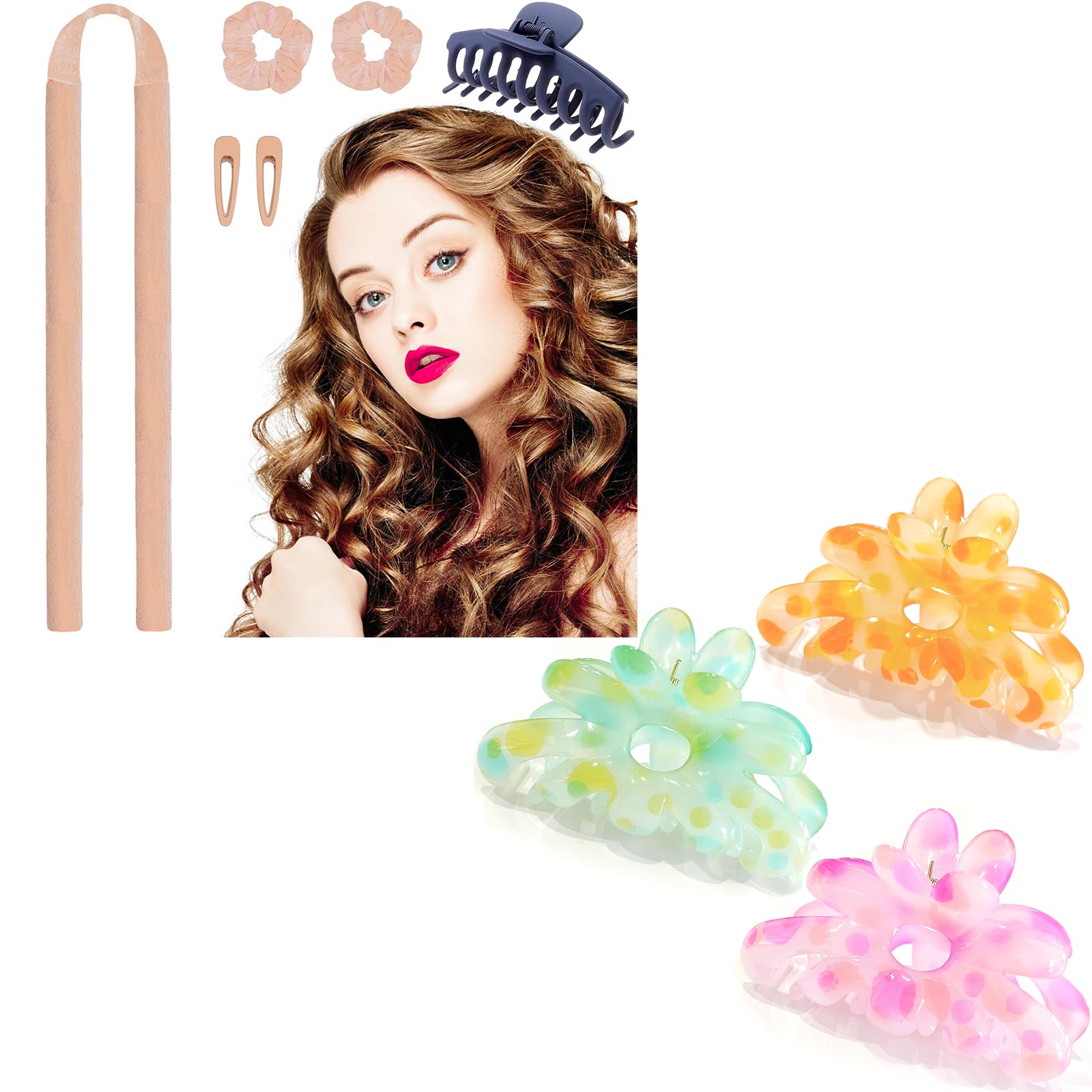 GQLVHair Claw Clips for Women/Girls,Nonslip Cute Hair Clips for Hair,Hair Claw Clips for Thick/Thin Hair Claws,Hair Styling Accessories