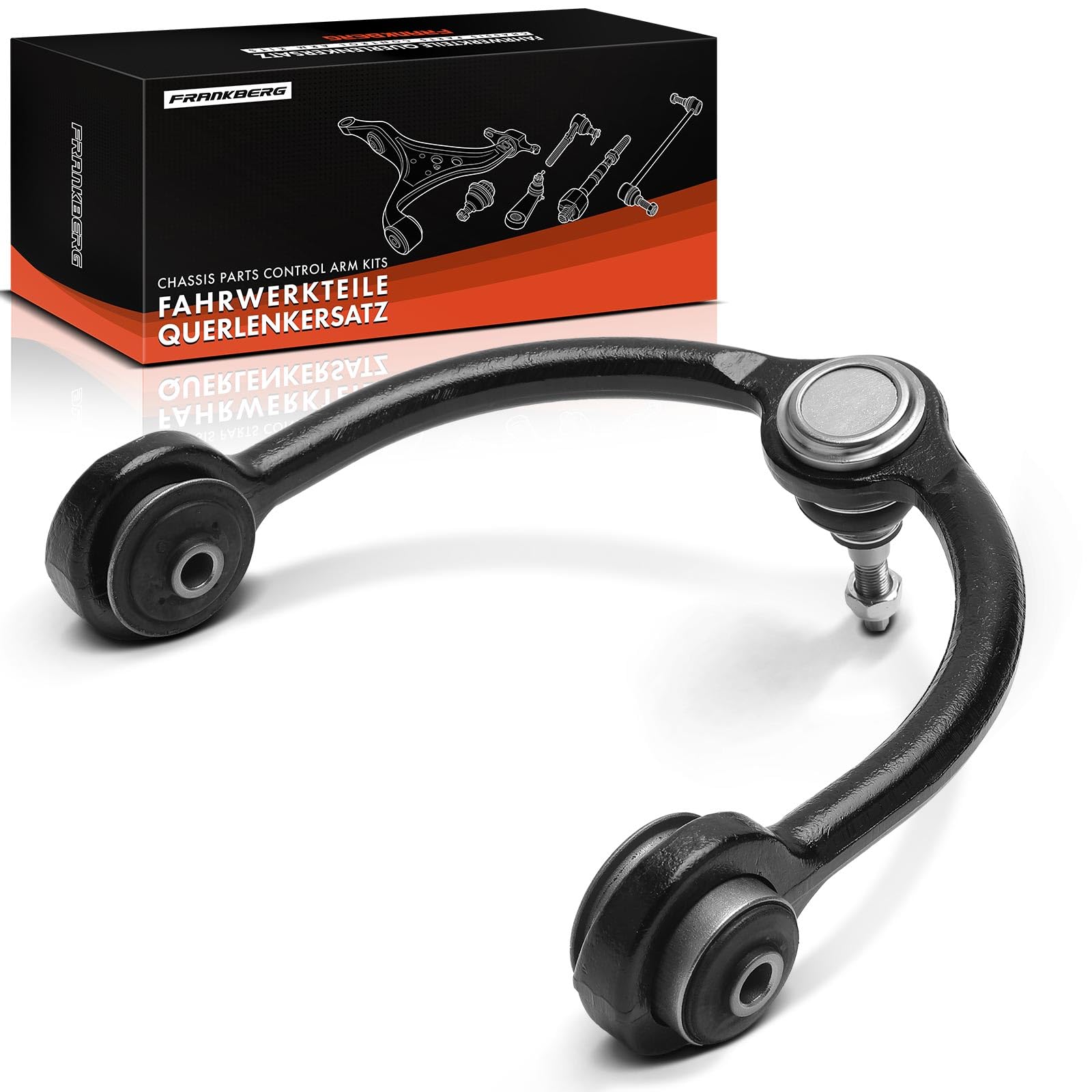 Frankberg Braccio di controllo sospensione ruota Asse Anteriore Compatibile con Commander XH XK 3.0L-5.6L 2005-2010 Grand Cherokee III WH WK 3.0L-6.1L 2004-2010 Replace# 52090206AG